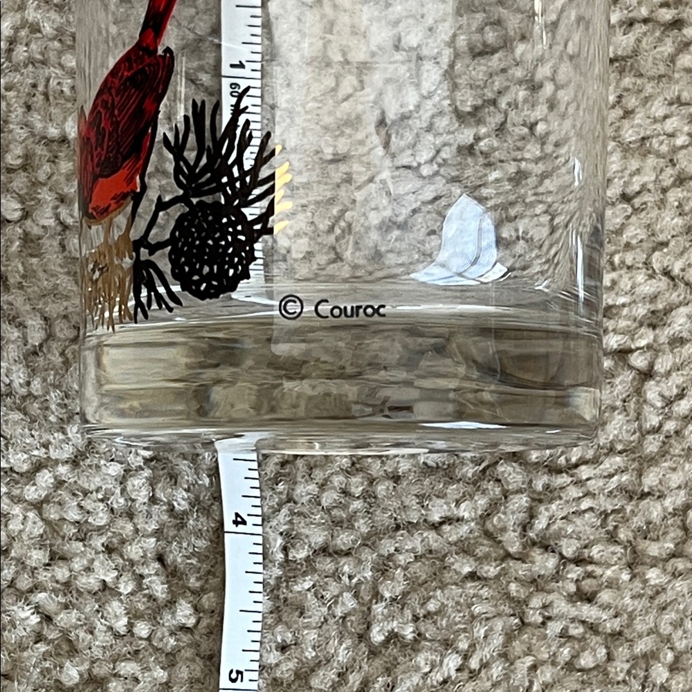 Vintage Couroc Cardinal Cocktail Glasses Set of 4 - Picture 4 of 5